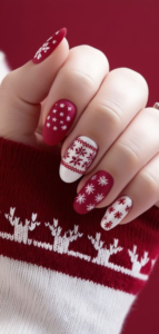 Winter Christmas Nails