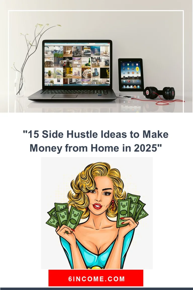 15 Side Hustle Ideas to Make Money from Home in 2025